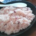 たかこんぶ's cooksnap of when they made 桜の塩漬け入り♪桜色のおこわ.