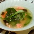 キョリー's cooksnap of when they made ゴマが香るチンゲン菜のスープ.