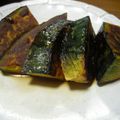 uri2215's cooksnap of when they made 揚げ焼きカボチャのポン酢がけ.