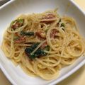 YCYG's cooksnap of when they made ヘルシーなカルボナーラ☆生クリーム不使用.