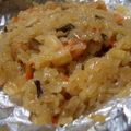 komaremi's cooksnap of when they made アルミホイルで作る中華ちまき.
