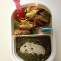 なるままま's cooksnap of when they made カピバラさん☆キュルッと弁当～のり弁～.