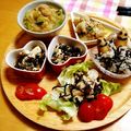 komutatata's cooksnap of when they made ぶなピーと塩昆布のごま和え.