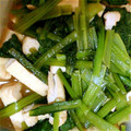 meatdumpli's cooksnap of when they made ＊すぐ出来！小松菜と油揚げのさっと煮＊.
