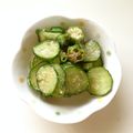 CoolJ's cooksnap of when they made シンプル＊オクラ＆きゅうりのごま和え.