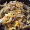 プーちゃんちゃん's cooksnap of when they made ちくわ玉子丼.