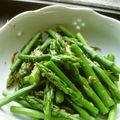 Satoco❋'s cooksnap of when they made ミニアスパラの和え物　　♪♪.