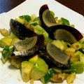 takabamaki's cooksnap of when they made ピータンとアボガド★ザーサイ和え.