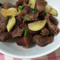 Akeimmy's cooksnap of when they made 砂ずりとにんにくの簡単おつまみ.