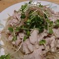 masatonton's cooksnap of when they made 豚しゃぶミョウガ.