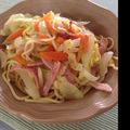 sofami's cooksnap of when they made 春キャベツと新玉葱の塩バターパスタ.