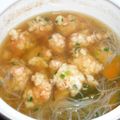 yokomiyo's cooksnap of when they made 地物長芋の✿あっさり簡単❀海老団子煮✿.