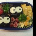 りえぴぃ～'s cooksnap of when they made キャラ弁＊おにぎりの日〜まっくろくろすけ.