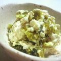 mmiRmyu's cooksnap of when they made 箸休めに*高菜漬けの豆腐和え.