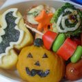 amanusa's cooksnap of when they made ☆ハロウィン弁当☆ (キャラ弁).