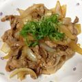 cocoron734's cooksnap of when they made 豚肉と玉ねぎの絶品ポン炒め.