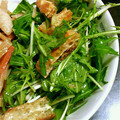 まなゆうねねママ's cooksnap of when they made 焼き油揚げと水菜の和え物.