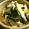 じんとっと's cooksnap of when they made 豆腐ときゅうりとわかめのサラダ.