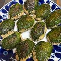 たまゴン♪'s cooksnap of when they made 鶏ひき肉と刻みレンコンの大葉はさみ焼き♪.