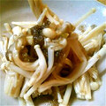 ぴかりんぼん's cooksnap of when they made とろろ昆布とえのき*。*ぽん酢和え*。*.