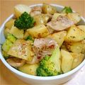 金のねこ's cooksnap of when they made 新じゃがと鶏ももの春ガーリック炒め.