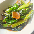 BYU's cooksnap of when they made ほうれん草の中華炒め.