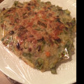 キ・リ・ン's cooksnap of when they made 簡単！長ネギとチーズと納豆のお好み焼き.