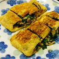 fukudoru's cooksnap of when they made ほうれん草の薄揚げ挟み焼き♪♪.