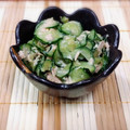 tamakmf's cooksnap of when they made ★簡単★ツナ＆きゅうりのマヨあえ.
