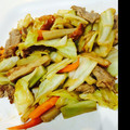 mgmmgm's cooksnap of when they made 豚肉とちくわのオイスターにんにく風味炒め.