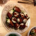 aska00a's cooksnap of when they made とろ～りチーズの肉詰め椎茸♪.