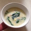 cochi39's cooksnap of when they made かにと豆腐のふわふわスープ.
