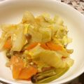 しょこら99's cooksnap of when they made めんつゆで簡単！キャベツと高野豆腐の煮物.