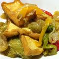 h〜aya〜h's cooksnap of when they made レタスとミニ厚揚げのオイスター炒め.