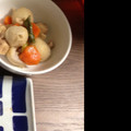 kaori5han's cooksnap of when they made 。＊里芋と人参と鶏肉の煮物＊。.