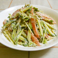 nasubeam's cooksnap of when they made かいわれときゅうりとトマトのサラダ.