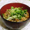 お楽しみのさなぎ's cooksnap of when they made 納豆となめこの雪見和え.