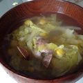 miyuking56's cooksnap of when they made 簡単★アサリとキャベツのあっさりスープ.