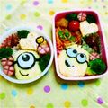星たん宙たん旭たん☆'s cooksnap of when they made 怪盗グルー ミニオンのキャラ弁.