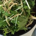 プクル's cooksnap of when they made 豆苗と水菜のさっぱり中華サラダ.