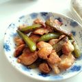 メリノシュ's cooksnap of when they made スナップエンドウと鶏胸肉の塩蒸し炒め.