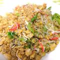 ぱすてゆ's cooksnap of when they made レタスとしらすとカニカマのチャーハン♪.