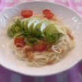 スタイリッシュママ's cooksnap of when they made アボカドと梅の冷製パスタ.