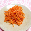 シャンプーハット's cooksnap of when they made 【あと一品!!】人参と明太子の炒めもの.