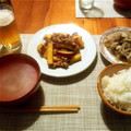 nasilemako's cooksnap of when they made さつま芋と豚こま肉のピリ辛炒め.