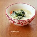 taku＊tei's cooksnap of when they made ほうれん草とコーンの豆乳スープ.