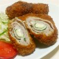 sweet_rose's cooksnap of when they made 大葉とチーズの肉巻きフライ.