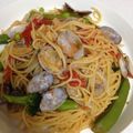 saraprika's cooksnap of when they made アサリとトマトのスパゲティー.