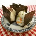 ローズレース's cooksnap of when they made おにぎり：ゆかり梅鰹.