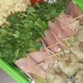 そらおのえくぼ's cooksnap of when they made かいわれ大根とハムのくるッとサラダ.
